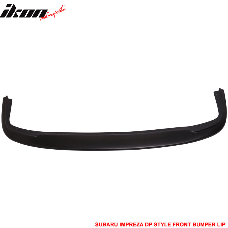 Fits 02-03 Subaru Impreza WRX RS Sedan 4Dr Front Bumper Lip Spoiler DP Style PU