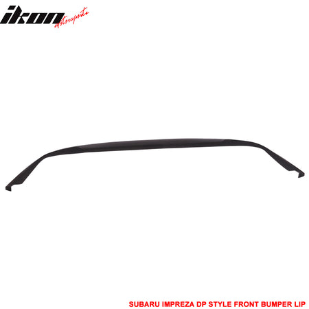 Fits 02-03 Subaru Impreza WRX RS Sedan 4Dr Front Bumper Lip Spoiler DP Style PU