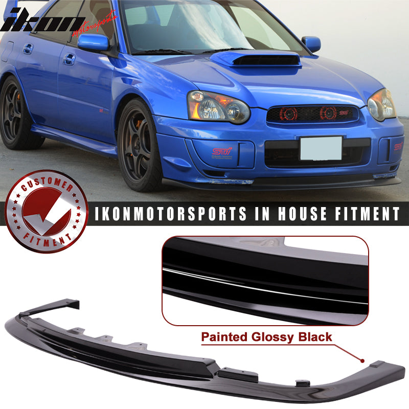 2004-2005 Subaru Impreza WRX V-Limited STI Style Front Bumper Lip PP