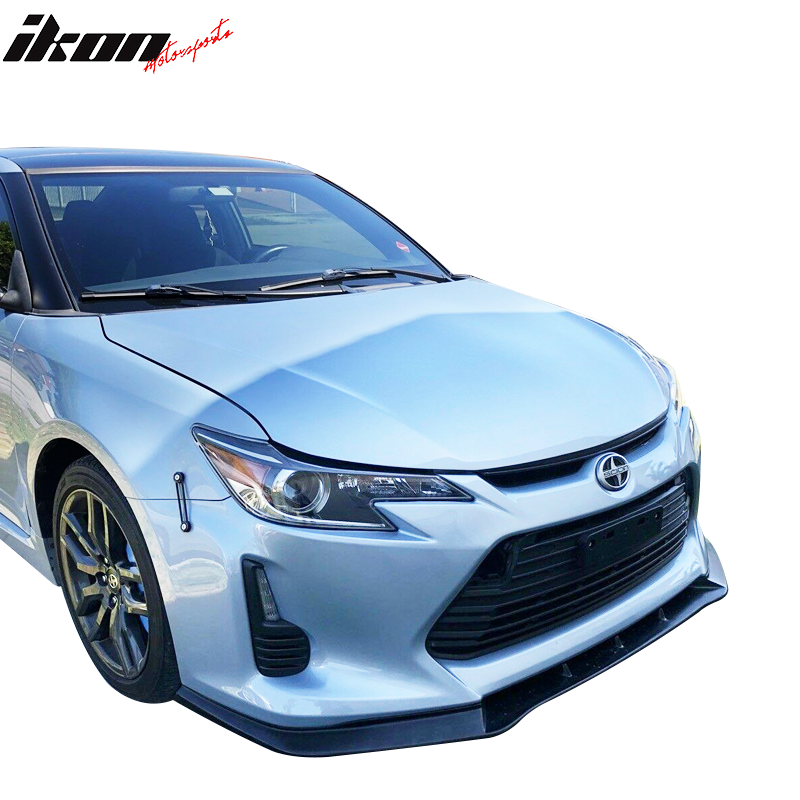 Fits 14-16 Scion tC V3 Style PU Front Bumper Lip Chin Spoiler Splitter Body Kit