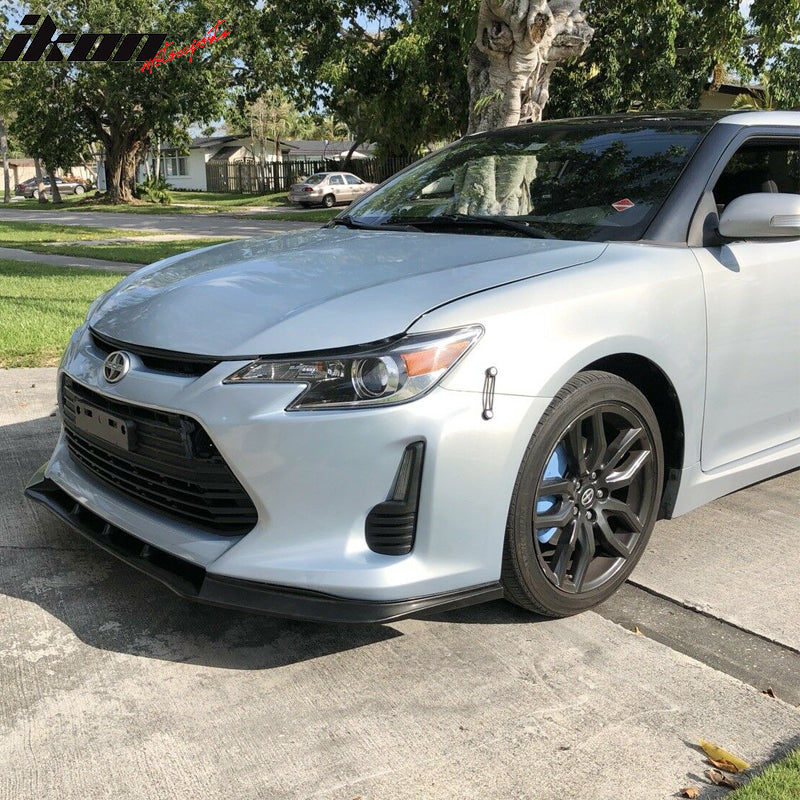 Fits 14-16 Scion tC V3 Style PU Front Bumper Lip Chin Spoiler Splitter Body Kit