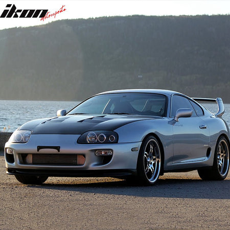 Fits 93-98 Toyota MK4 Supra Aero Magic Whifbitz WB Style Front Bumper Lip Kit PU