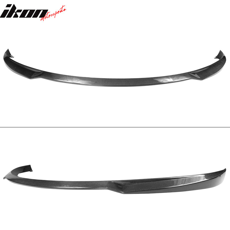 Fits 12-16 Tesla Model S Carbon Fiber Front Bumper Lip Spoiler IKON Style