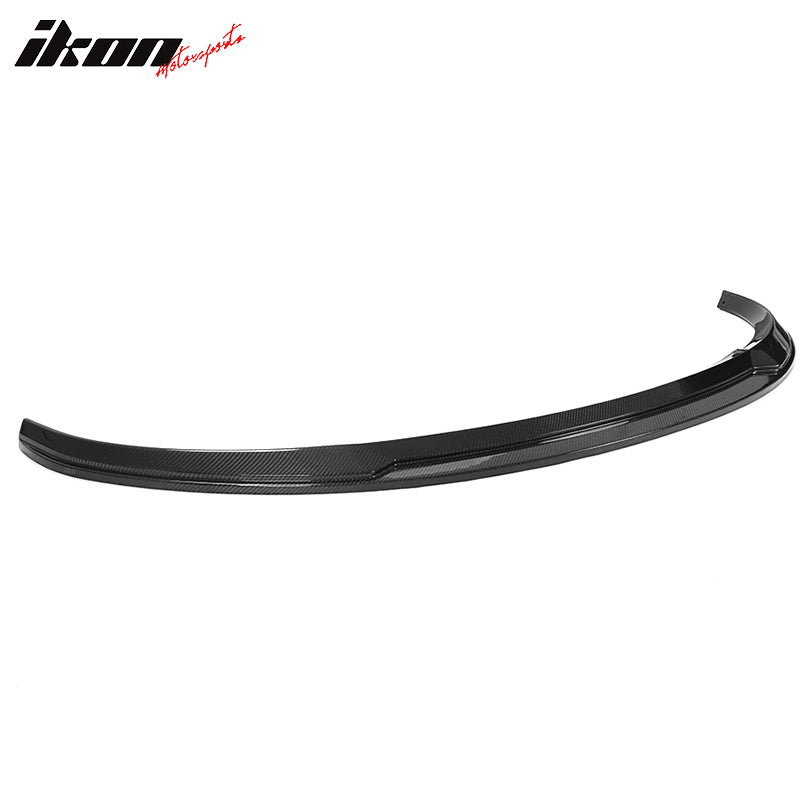 Fits 20-24 Tesla Y IKON Style Front Bumper Lip Spoiler Real Carbon Fiber