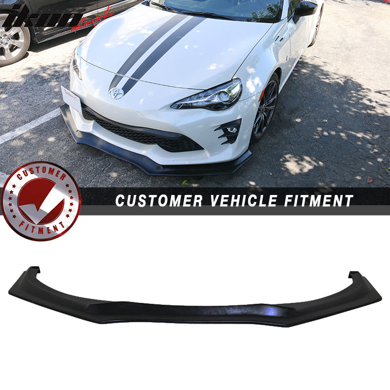 2017-2020 Toyota 86 GT Style Front Bumper Lip - PU