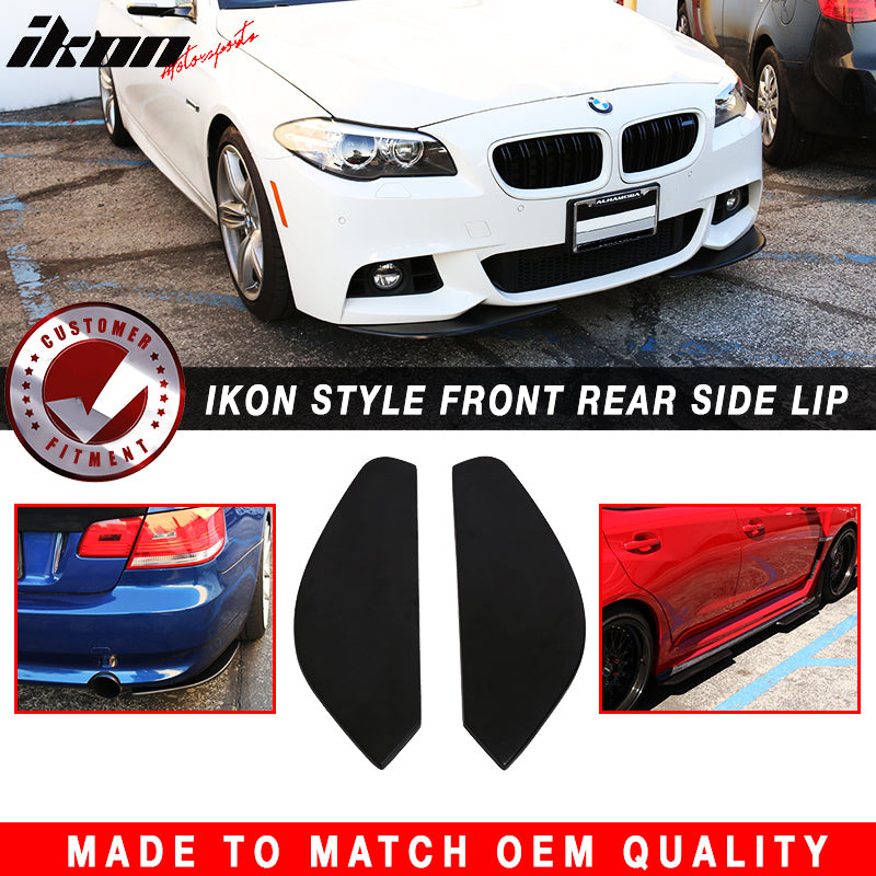 Universal 26"x8" Ikon Style Front Rear Bumper Side Skirt Extensions