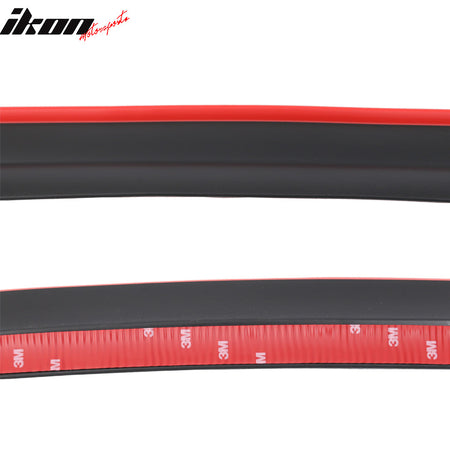 100" Universal Front Bumper Lip Rubber Body Kit Spoiler Splitter Chin Protector