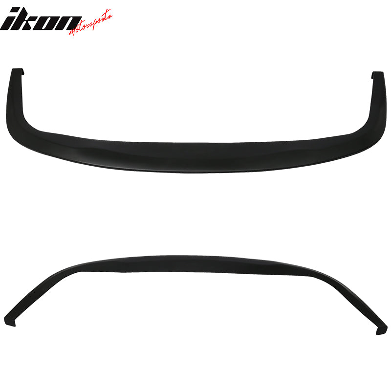 Front Lip Compatible With Universal, CS Style Unpainted Black Polyurethane (PU) Spoiler Splitter Valance Chin Bodykit by IKON MOTORSPORTS