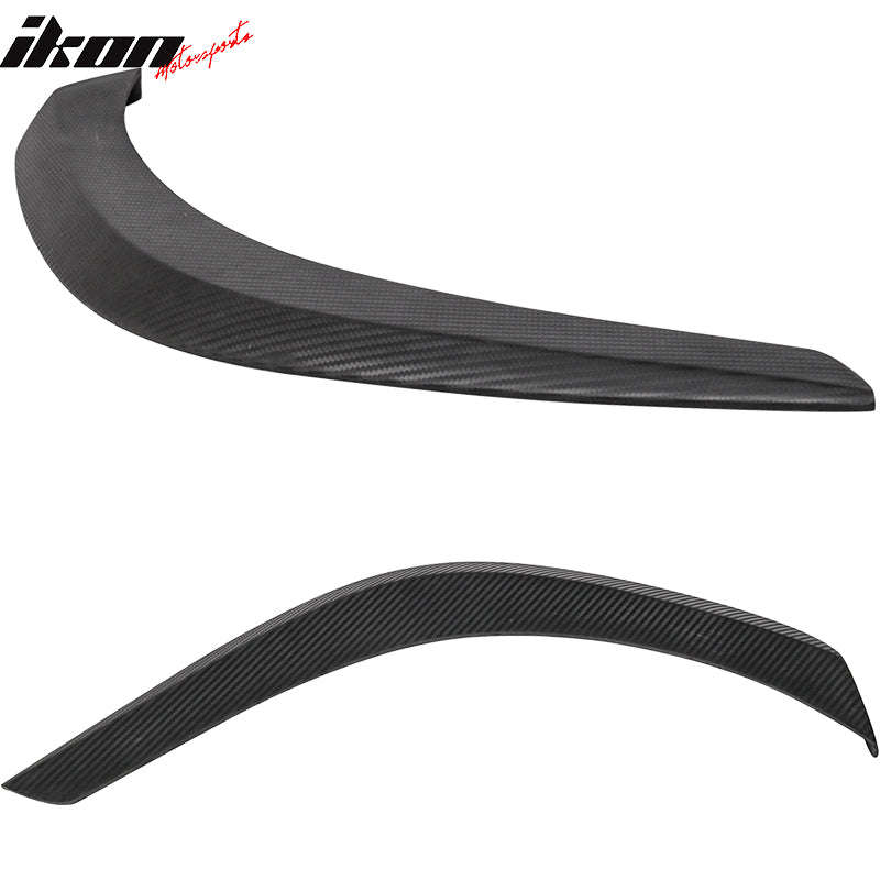 Front Bumper Lip Compatible With Universal Vehicles 27 Inch x 9 Inch,  Universal Style Black PU Front Lip Finisher Under Chin Spoiler Add On by  IKON