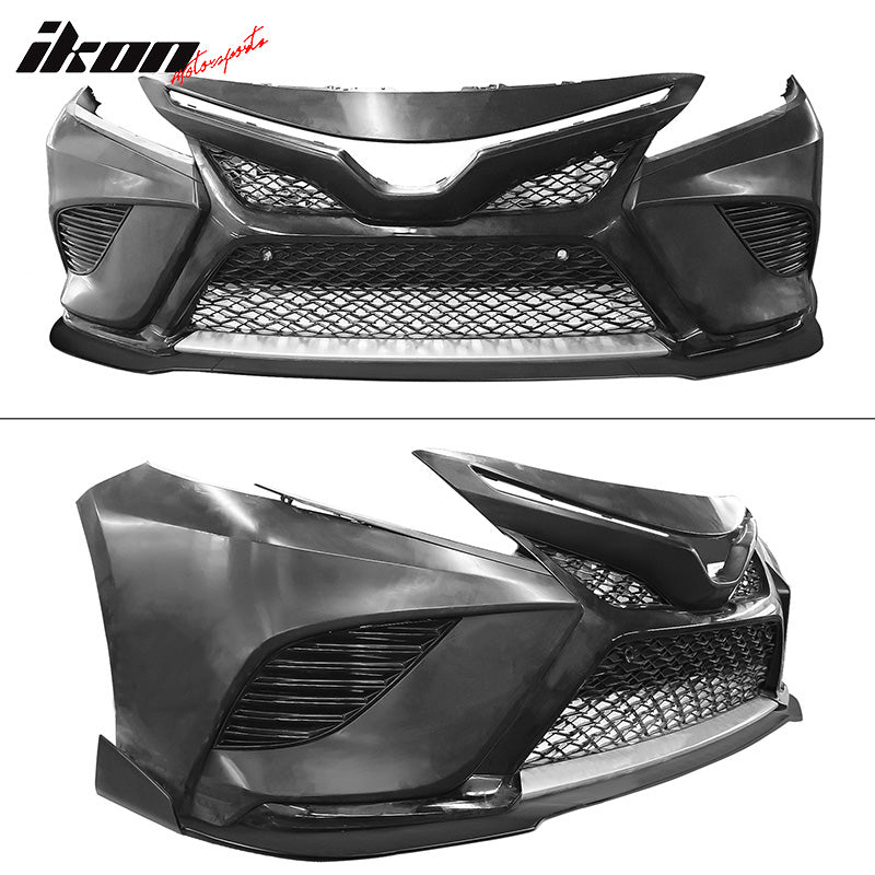 2018-2000 Toyota Camry SE IKON Style Front Bumper Lip Spoiler PU 3PC