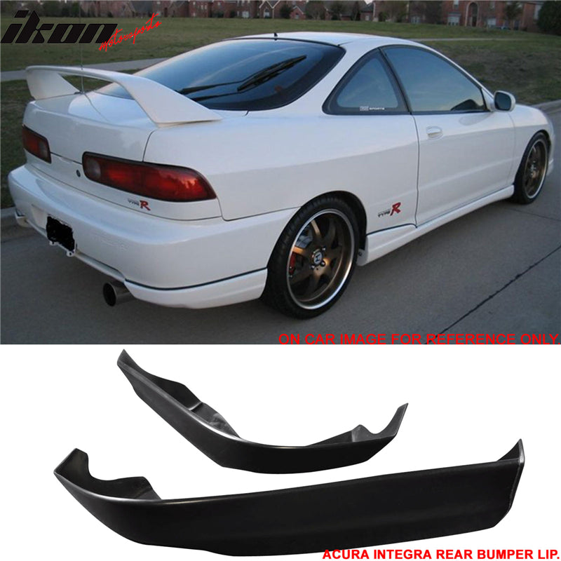 Fits 98-01 Acura Integra Type R Style Front Bumper Lip Spoiler & Rear Aprons 2PC