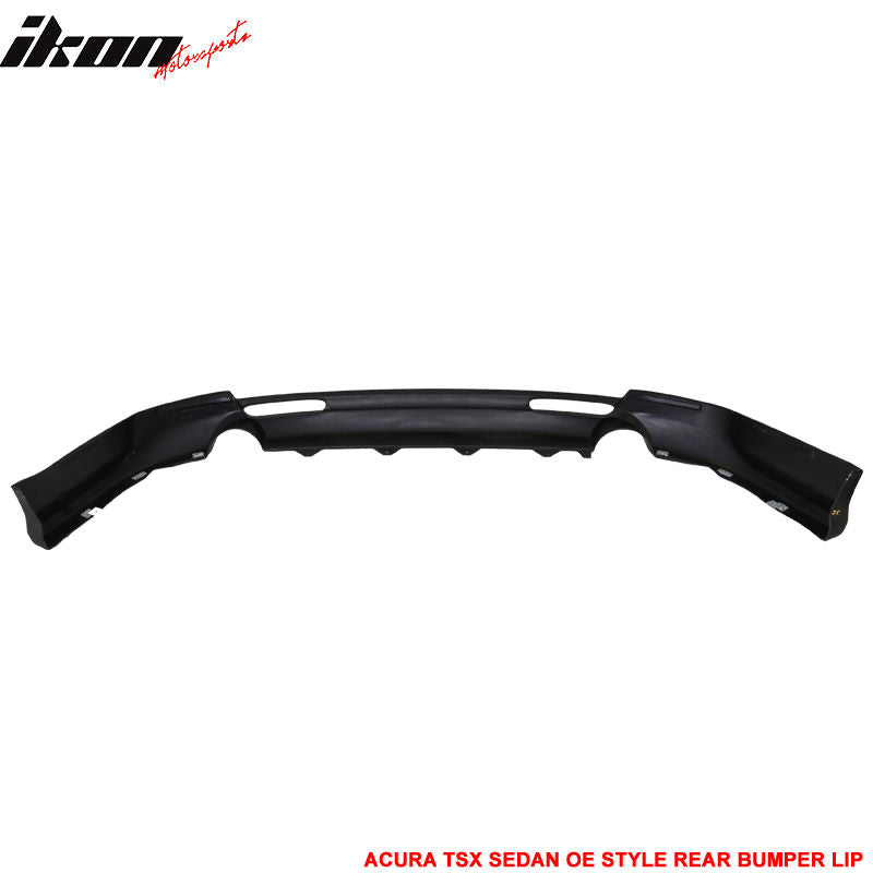 Fits 04-05 Acura TSX 4DR Sedan OE Factory Style Rear Bumper Lip Diffuser PU