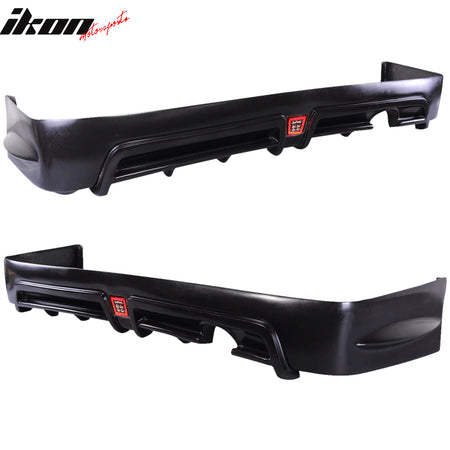 Fits 06-08 Civic 4Dr HF-P PU Front&Rear Bumper Lip Spoiler&Brake Lamp