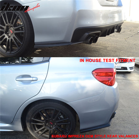 Fit 2015-2021 Subaru WRX Bumper Splitter Factory STI Style ABS
