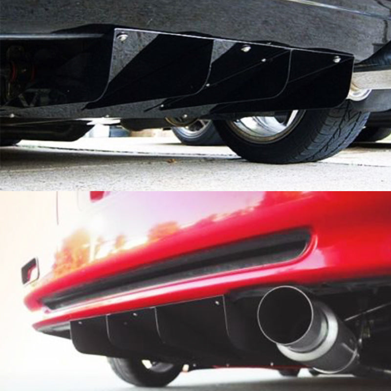 IKON MOTORSPORTS, Rear Bumper Diffuser Compatible With Universal ...