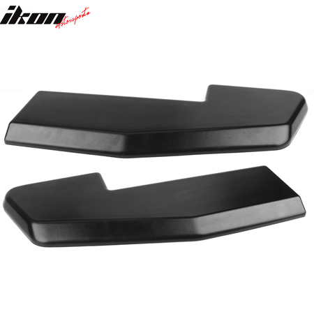 Fits 15-17 Ford Mustang V1 Style 2PCS Rear Bumper Lip Diffuser Aprons Canard PP