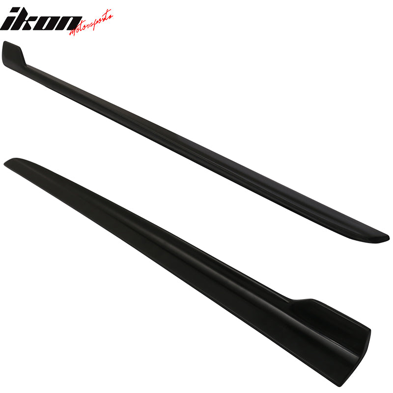 Universal Fit IKON Style 4PCS Side Skirts Extension Rocker Panels Added on PP