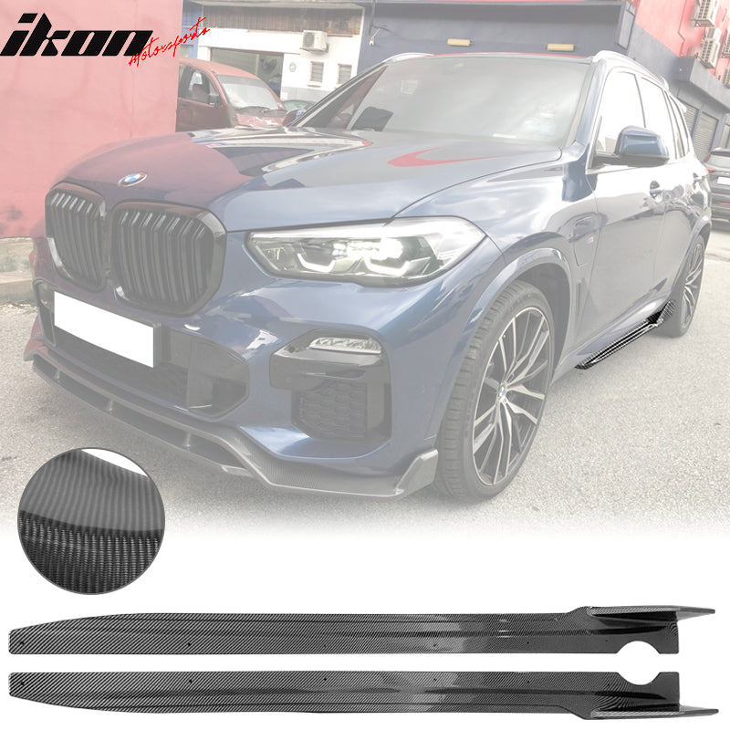 2019-2025 BMW G05 X5 M Sport Side Skirts Carbon Fiber Print PP