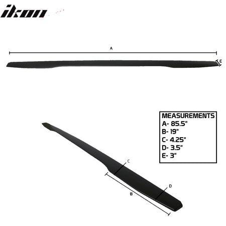 Universal IKON V3 Style 85.5 Inch 2PCS Side Skirts Extension Lip Rocker Panel PP