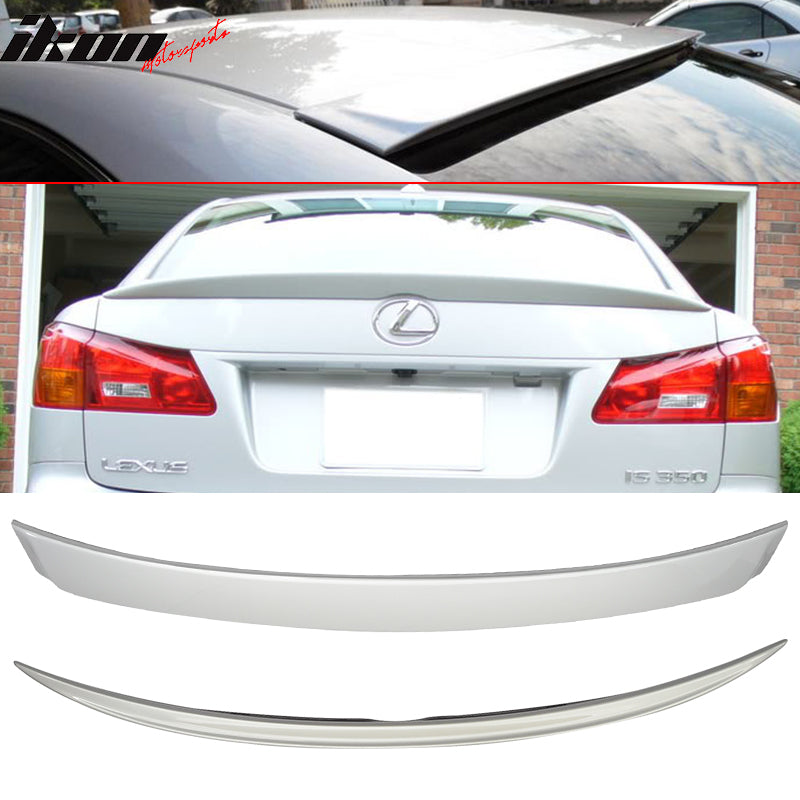 2006-2013 Lexus IS250 OE Style #1G1 Tungsten Trunk + Roof Spoiler ABS