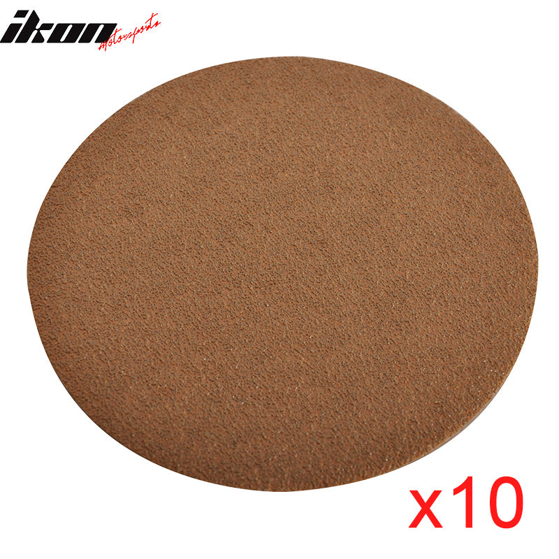 100PC 5" Dry No Hole Sand Sanding Paper 60 Grit Repair Sanding Disc