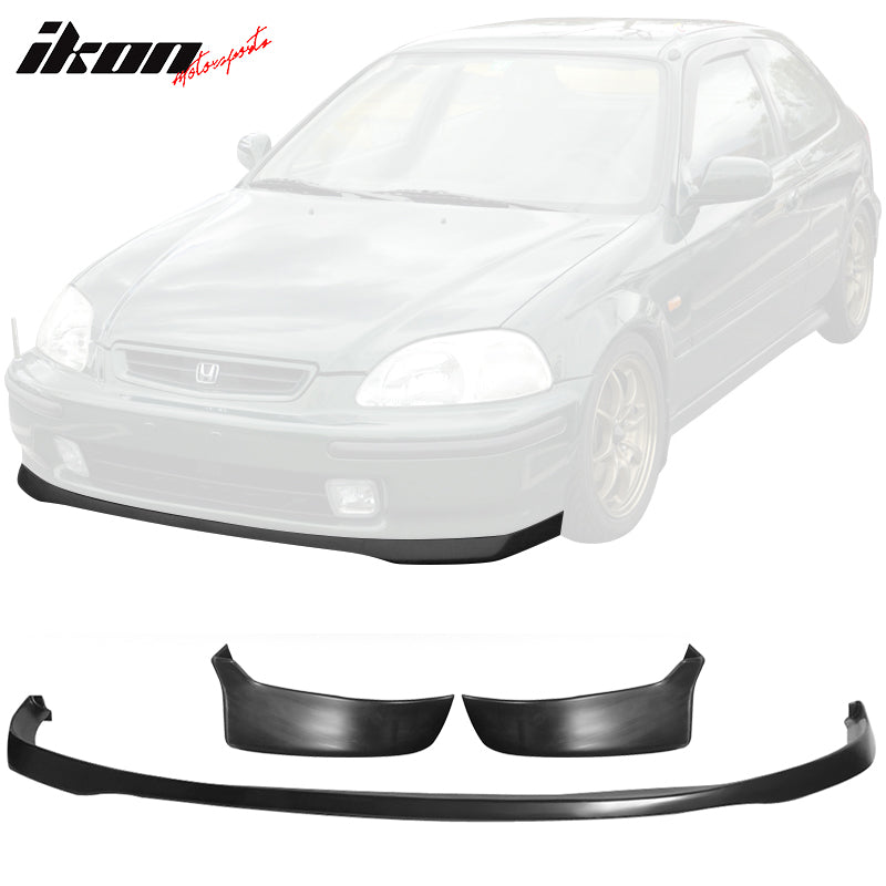 Fits 99-00 Civic EK SIR Front Bumper Lip + Rear Bumper Lip Spats