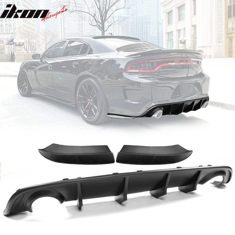 2015-2023 Dodge Charger Rear Bumper Diffuser & Side Aprons