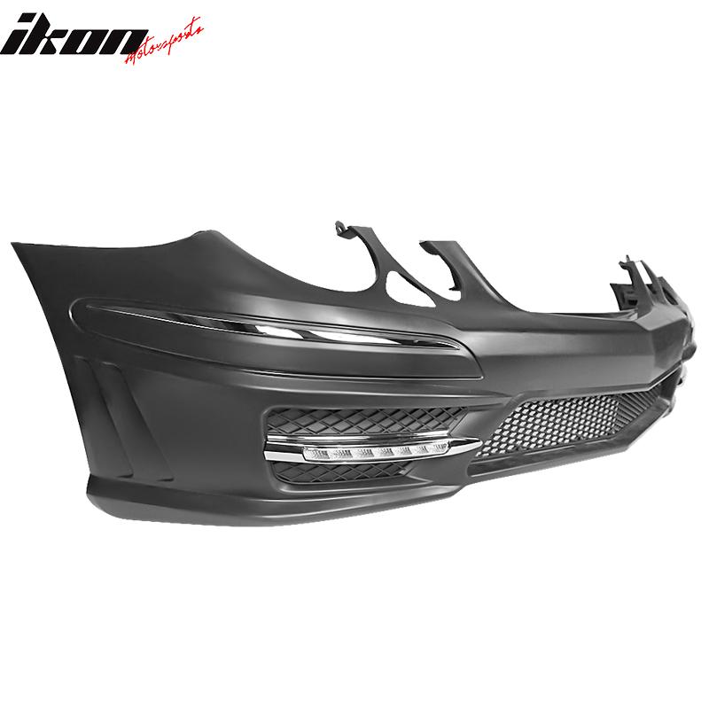 Fits 07-09 Mercedes Benz E Class W211 AMG Style Front Bumper with Grille LED DRL