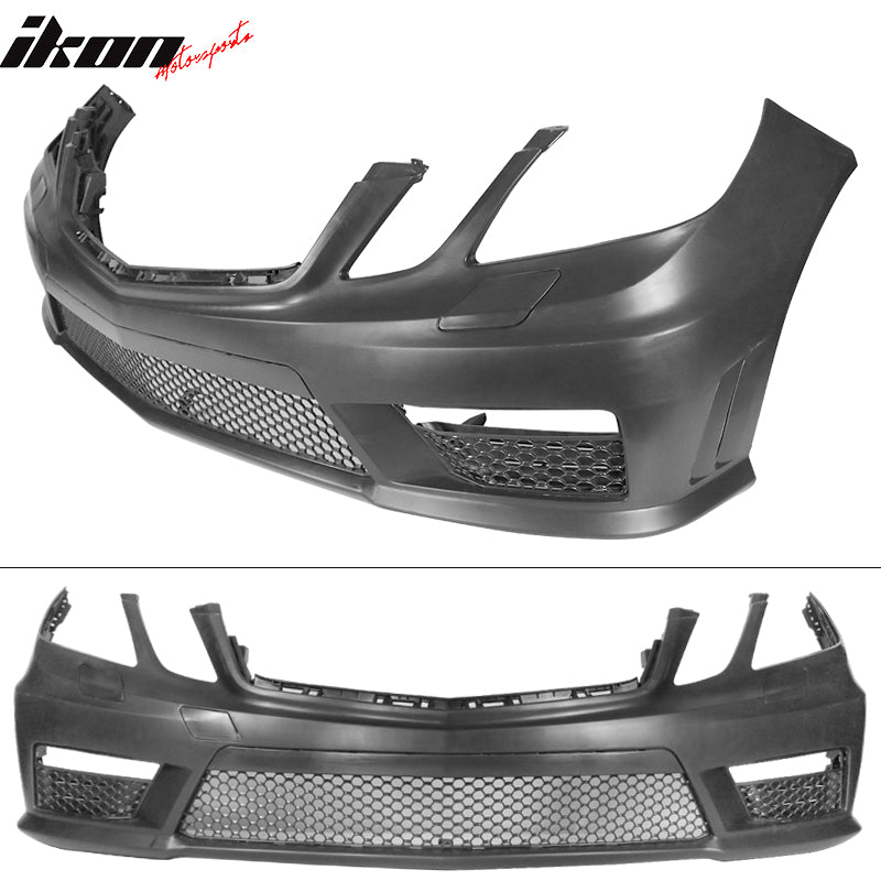 Fits 10-13 Mercedes Benz E Class W212 AMG Style Front Bumper Cover with LED DRL