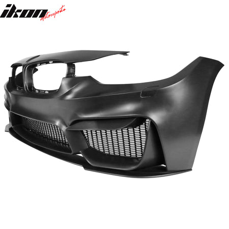Fits 12-18 BMW F30 3 Series M3 Style Front Bumper Cover Replacement w/ Lip - PP