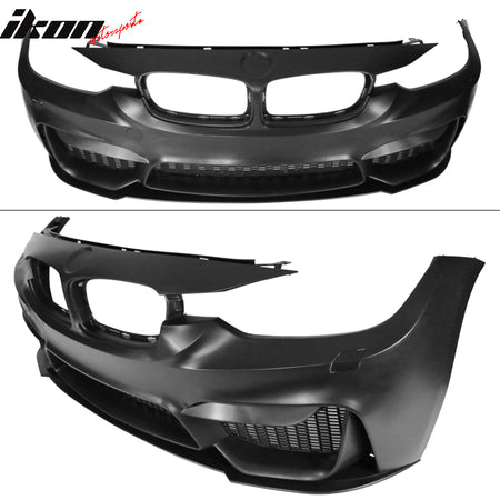 Fits 12-18 BMW F30 3 Series M3 Style Front Bumper Cover Replacement w/ Lip - PP