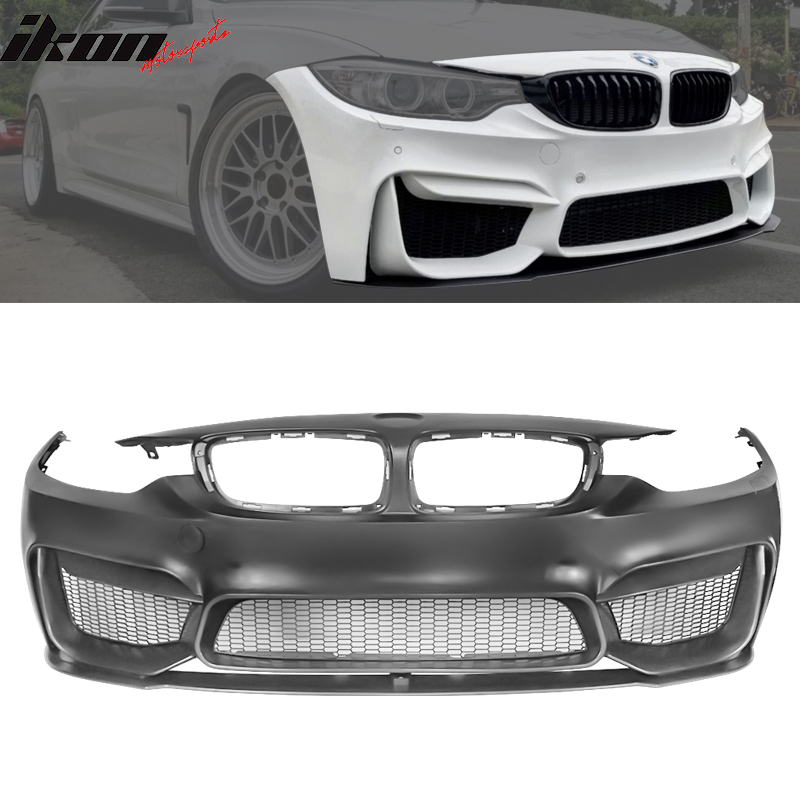 2014-2020 BMW F32 4 Series M4 Style Front Bumper Replacement w/ Lip PP