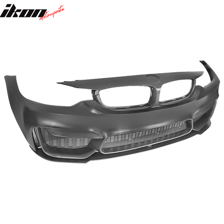 Fits 14-20 BMW F32 4 Series M4 Style Front Bumper Cover Replacement w/ Lip - PP