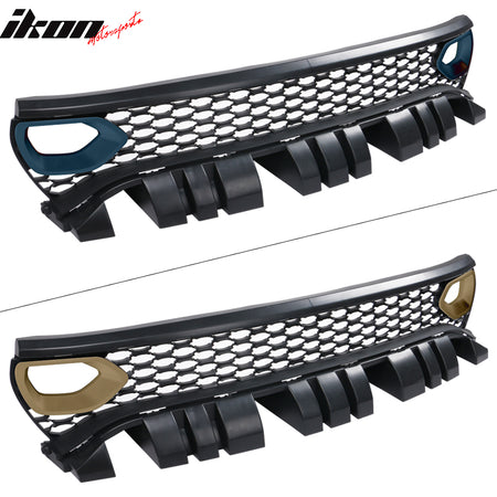 Painted! Fits 15-23 Dodge Charger SRT Scat Pack Style Front Grille w/ Air Duct