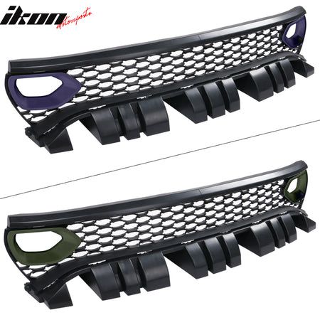 Painted! Fits 15-23 Dodge Charger SRT Scat Pack Style Front Grille w/ Air Duct