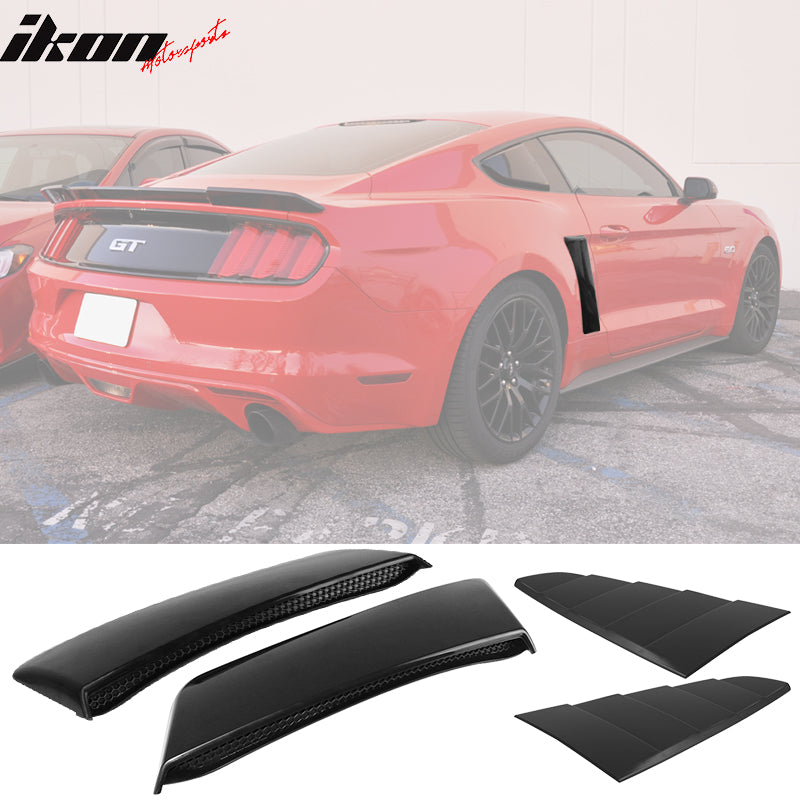2015-2017 Ford Mustang CV Style Side Window Louver Rear Fender Scoop