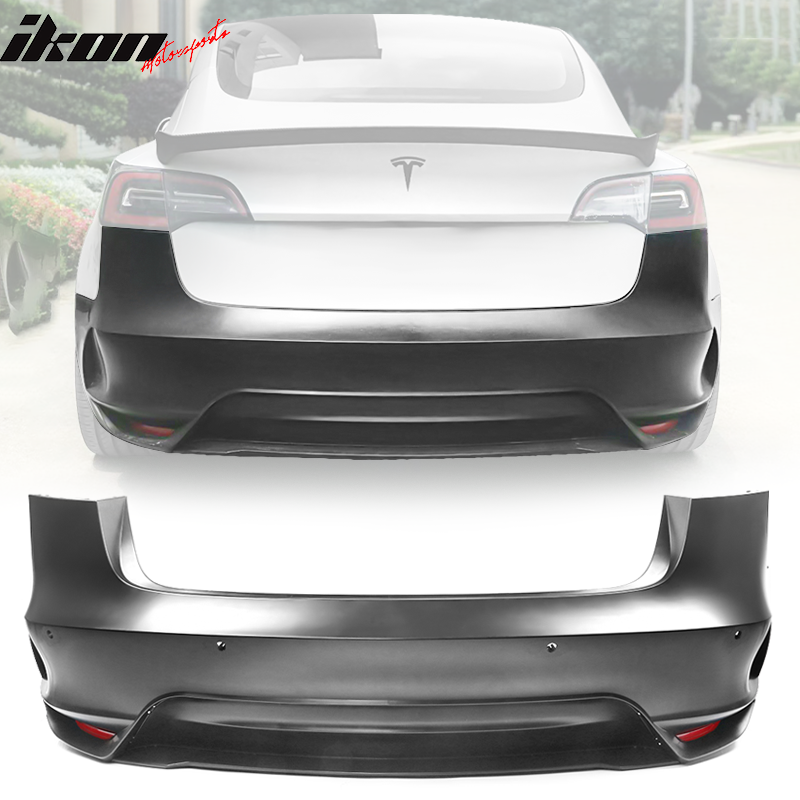 2017-2023 Tesla Model 3 IKON Style Rear Bumper Cover W/Reflectors PP