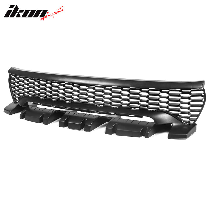Fits 15-23 Charger PP Front Bumper w/ Widebody Upper Lower Grille Foglight Cover