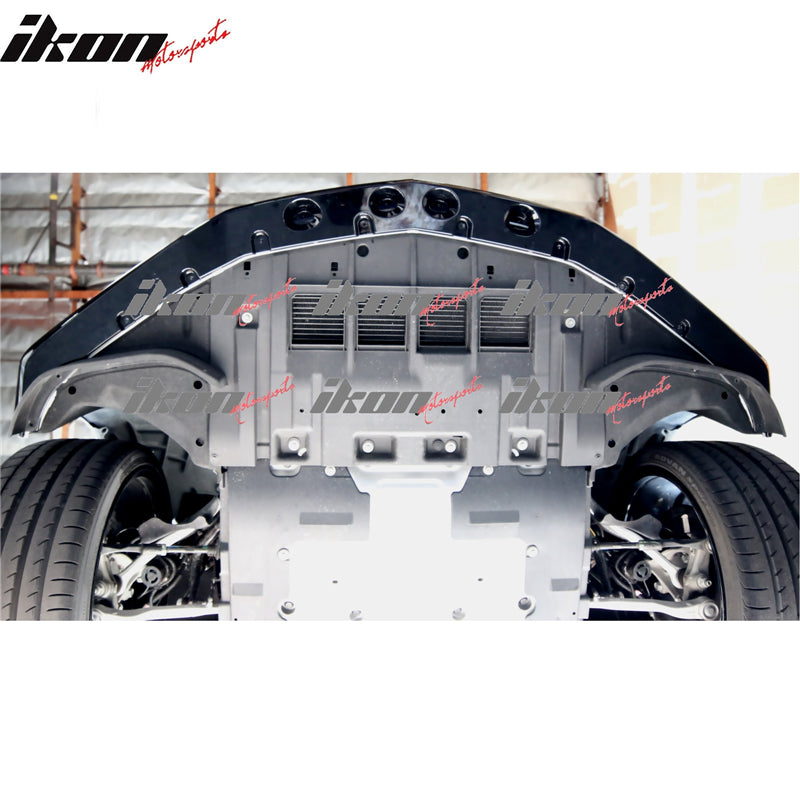 Fits 16-24 Camaro SS V8 OE Style Front Bumper Lip Matte Black
