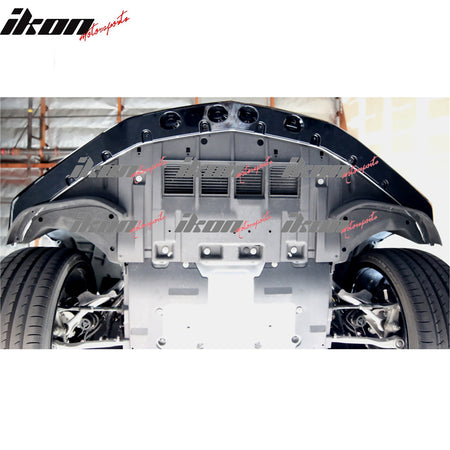 Fits 16-24 Camaro SS V8 OE Style Front Bumper Lip Matte Black
