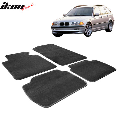 Factory Fitment Car Floor Mats Front Rear Nylon FOR: (BMW)