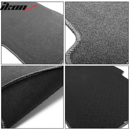 99-06 E46 M3 3-Series Floor Mats Carpet Front & Rear Gray 4PC - Nylon FOR: (BMW)