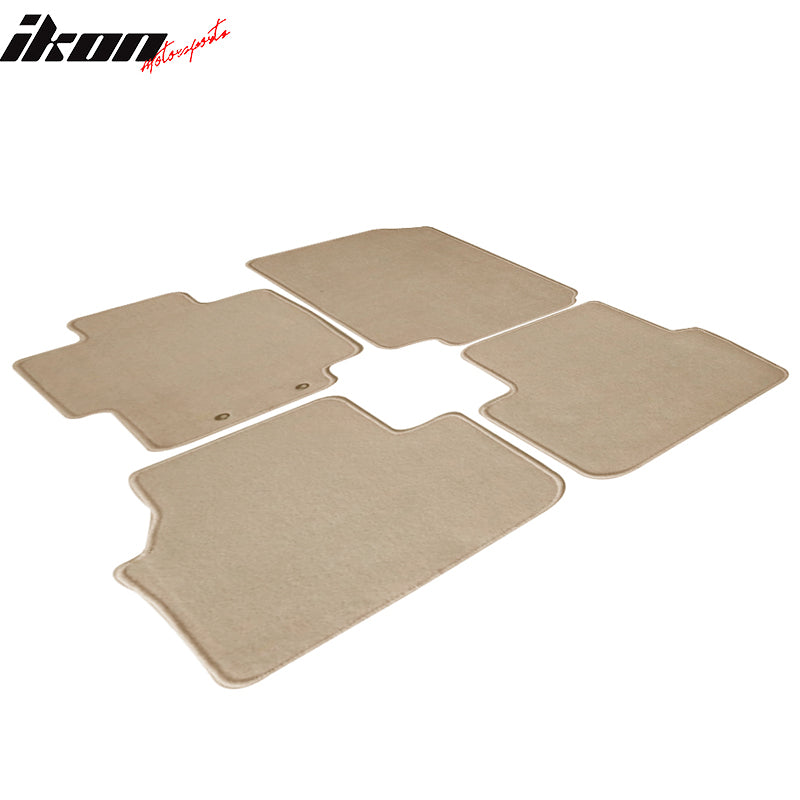 Best Car Floor Mat Carpet for 2004 2008 Acura TL Beige Carpet 4PC Nylon for Sale Ikon Motorsports
