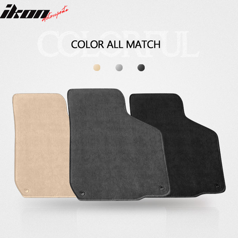 Best Car Floor Mat Carpet for 1999 2005 Volkswagen Gli Mk4 Golf Mk4 Jetta Mk4 Gray 4PC for Sale Ikon Motorsports
