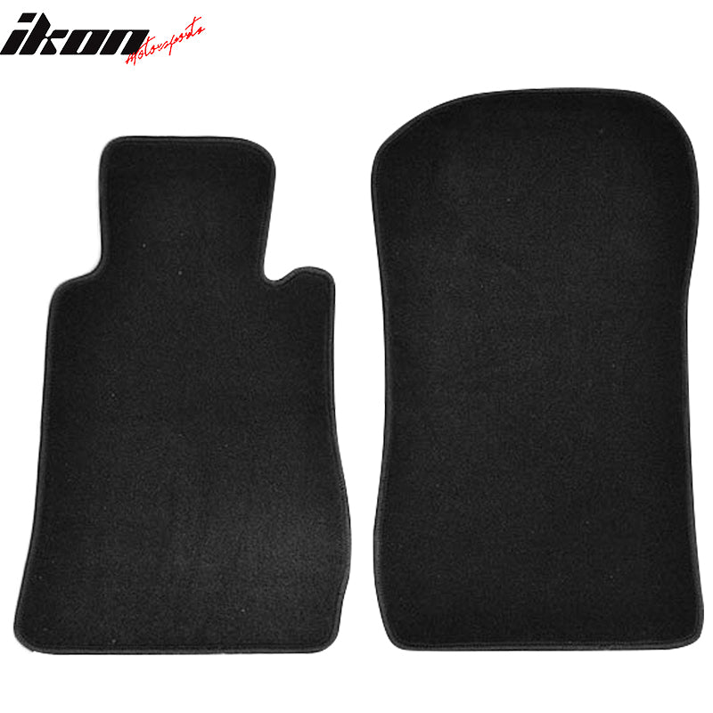 Floor Mats Compatible With 1998-2004 MERCEDES BENZ R170, Nylon Black Front Rear Carpet by IKON MOTORSPORTS, 1999 2000 2001 2002 2003