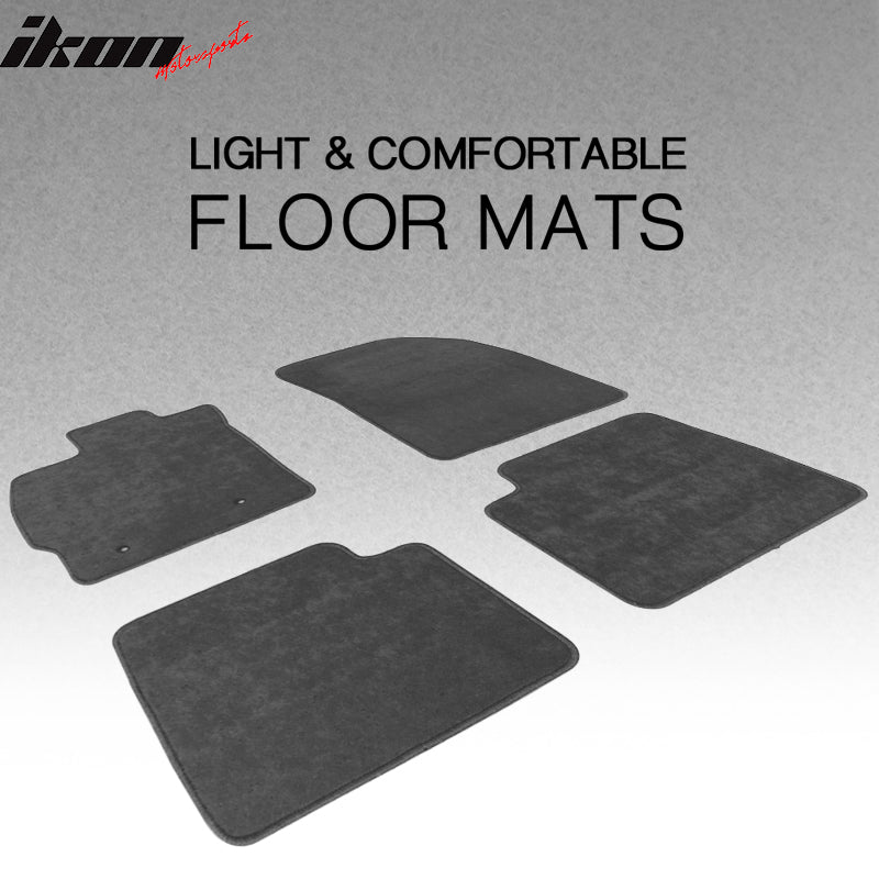 Car Floor Mat for 2008-2015 Scion xB Gray Carpet 4PC Nylon