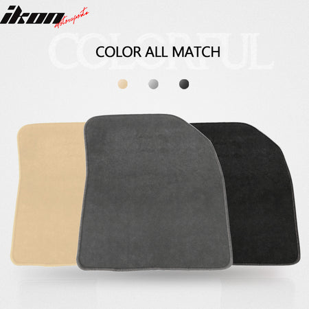 Fits 08-15 Scion xB Floor Mats Carpet Front & Rear Gray 4PC - Nylon