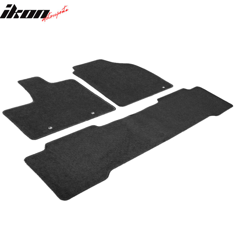 Fits 01-06 Acura MDX OE Factory Fitment 3PCS Car Floor Mats Front & Rear Nylon