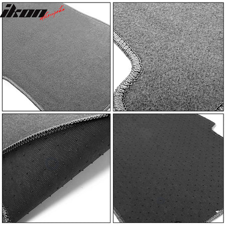 Fits 01-06 Acura MDX 3PCS Front Rear Left Right Floor Mats Carpets Nylon Gray