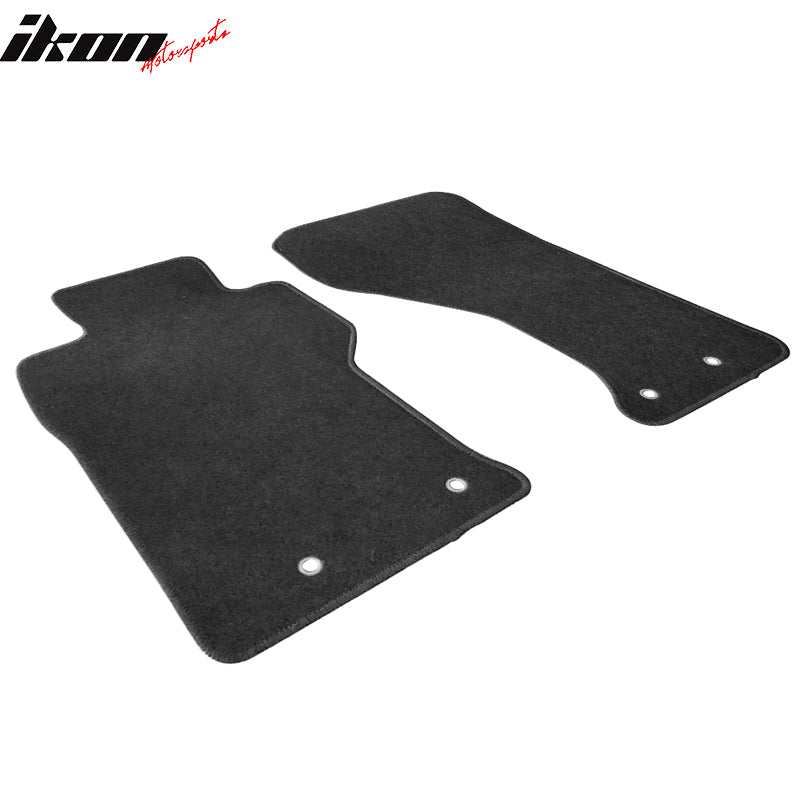 Fits 16-23 Mazda Miata MX-5 Fiat 124 Floor Mats Carpet Front & Rear 2PC - Nylon